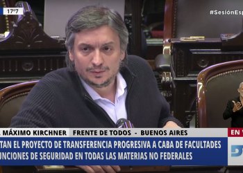 Máximo: “Beneficiar a la ciudad más rica es una metáfora perfecta del macrismo”