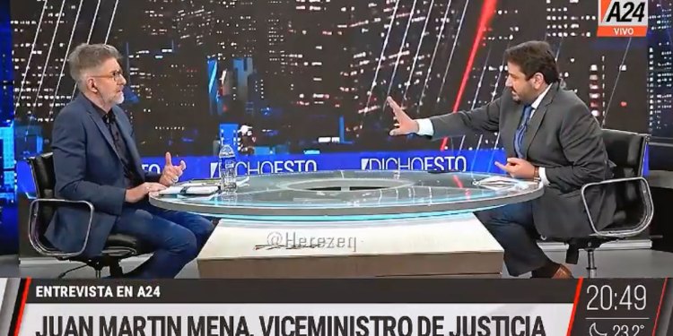 Mena dio cátedra sobre lawfare y dejó en ridículo las operaciones de los medios hegemónicos