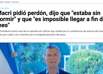 Las disculpas y la autocrítica en la disputa política