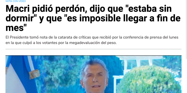 Las disculpas y la autocrítica en la disputa política