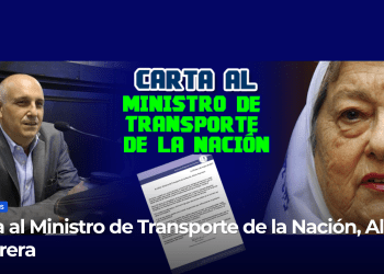 Dura carta de Hebe al nuevo ministro de Transporte