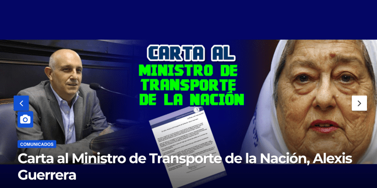 Dura carta de Hebe al nuevo ministro de Transporte