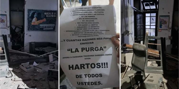 Repudio al cobarde ataque contra el FdT y alerta por los mensajes de odio