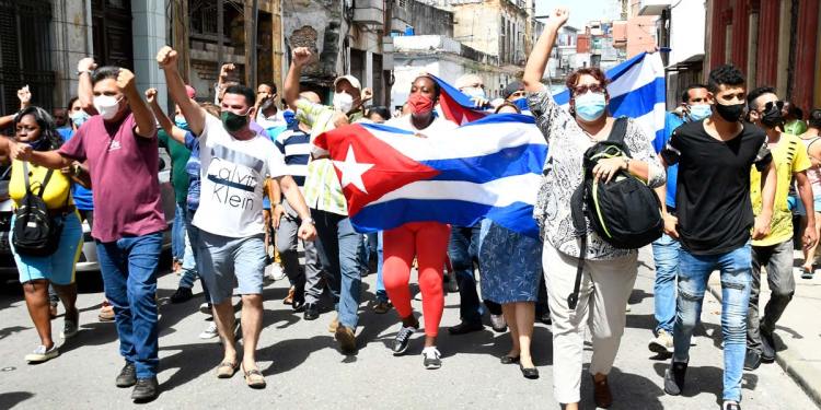 En Cuba también protestan