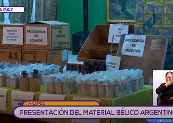 Este es el material bélico que Macri envió a Bolivia para apoyar a los golpistas
