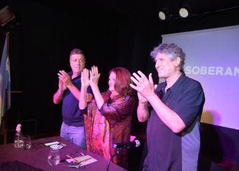 Amado Boudou, Alicia Castro y Gabriel Mariotto lanzaron Soberanxs