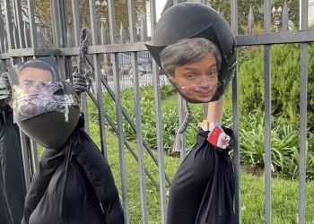 La nieta de Estela repudió a los que colgaron un muñeco con la imagen de su abuela