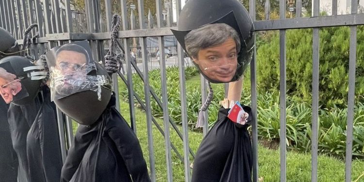 La nieta de Estela repudió a los que colgaron un muñeco con la imagen de su abuela