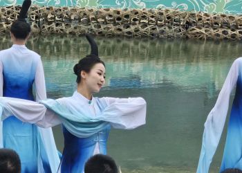 La tradición del agua tiene lugar en China