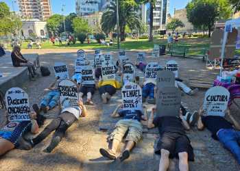 Proyecto Lápidas de Milei, una acción directa ante la crueldad