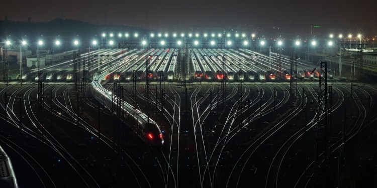 La locomotora china anda más rápido